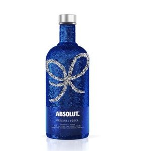 Absolut lmt. edition blue/silver reversible sleeve